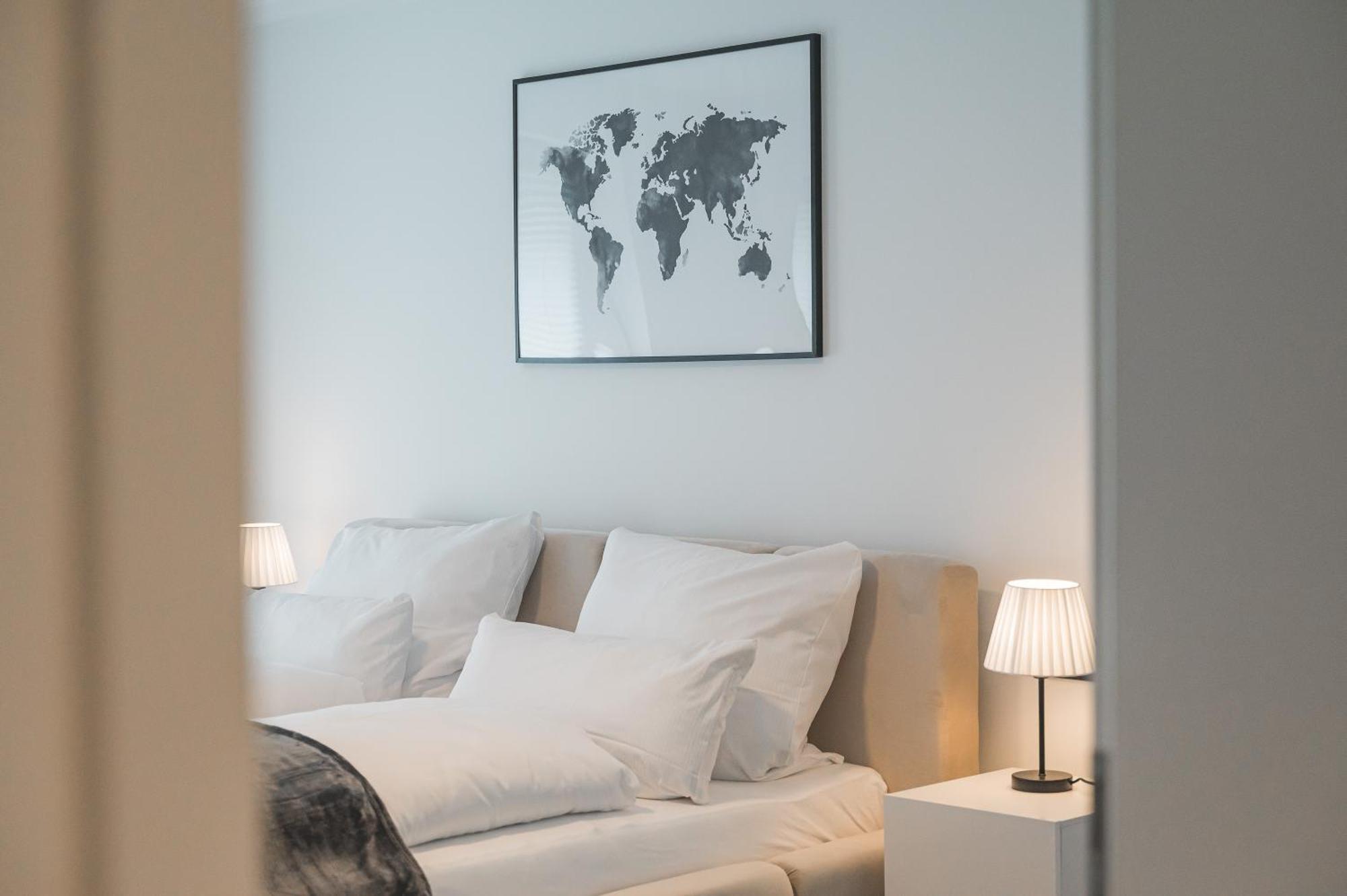 Apartment Stilvolle Im Stadtzentrum - Loggia - Kingsize Bett - Smart Tv - Netflix - 60qm - 24h Check-in